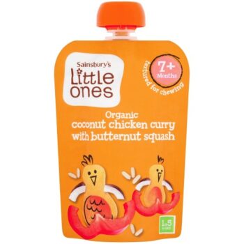 Sainsbury's Little Ones Organic Creamy Coconut Chicken & Butternut Squash Curry 7+ Months (130g)