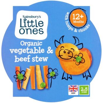 Sainsbury's Little Ones Organic Vegetable & Beef Stew 12+ Months (200g)