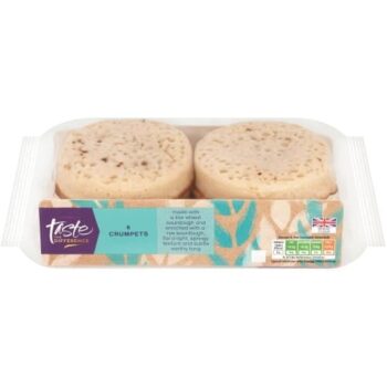 Sainsbury's Luxury Sourdough Crumpets Taste the Difference (6)