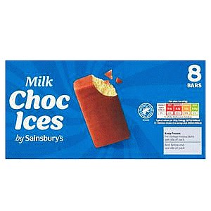 Sainsbury's Milk Choc Ices (8 x 70ml)
