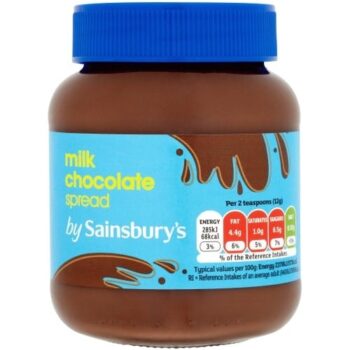 Sainsbury's Milk Chocolate Spread Chocolate (400g)