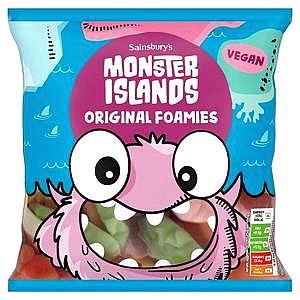 Sainsbury's Monster Islands Original Foamies (170g)