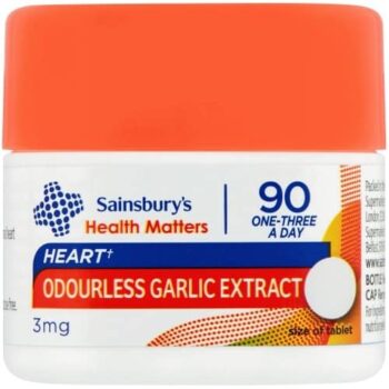 Sainsbury's Odourless Garlic (90 x 2mg)