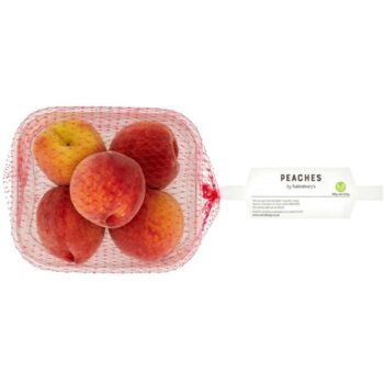 Sainsbury's Peach Punnet (Min x4)