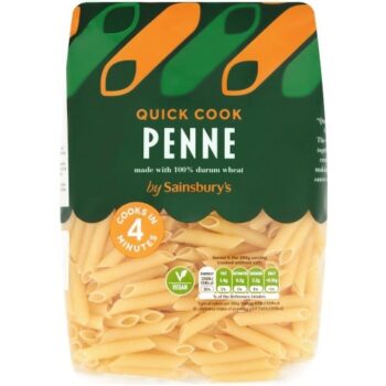 Sainsbury's Quick Cook Penne Pasta (500g)