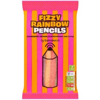 Sainsbury's Rainbow Pencil Sweets (160g)