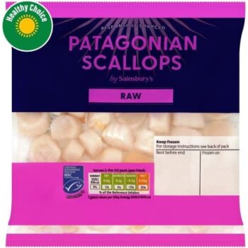 Sainsbury's Raw Patagonian Scallops MSC (200g)