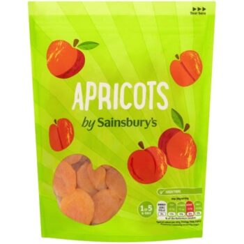 Sainsbury's Ready to Eat Dried Apricots (500g)