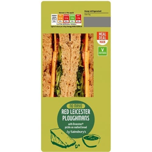 Sainsbury's Red Leicester Ploughmans Sandwich
