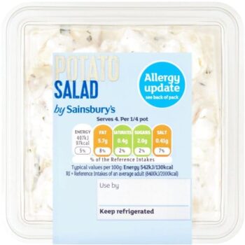 Sainsbury's Rich Potato Salad (300g)