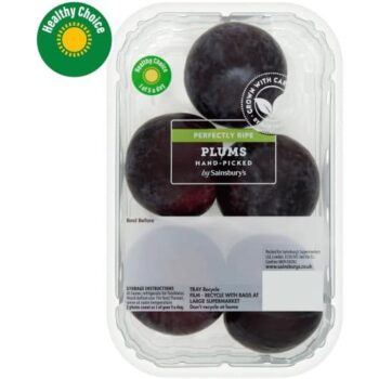 Sainsbury's Ripe & Ready Plums (5)