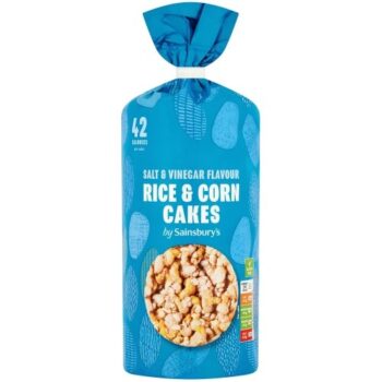 Sainsbury's Salt & Vinegar Corn & Rice Cakes (130g)