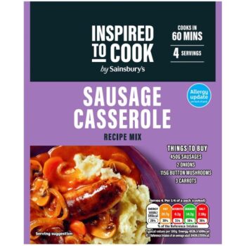 Sainsbury's Sausage Casserole Recipe Mix Inspired to Cook (39g)