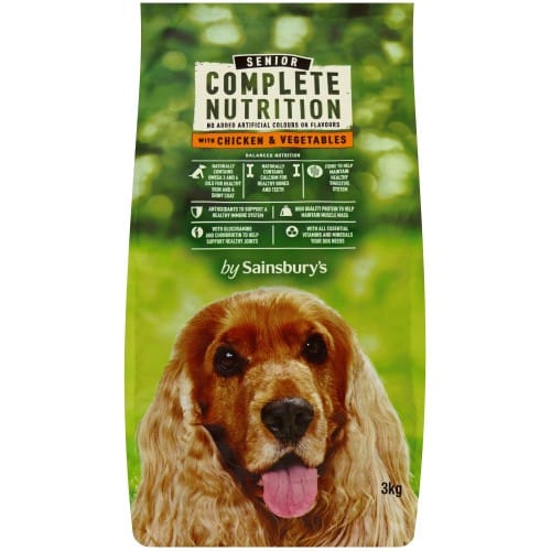 Sainsbury's Senior Complete Nutrition with Chicken & Rice (3kg)