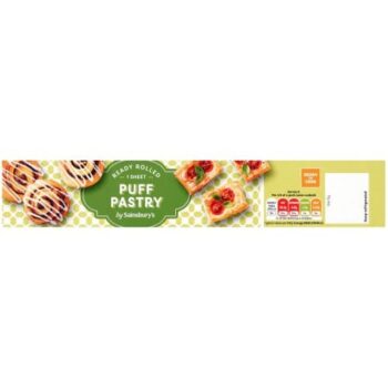 Sainsbury's Sheet Puff Pastry (1 x 320g)