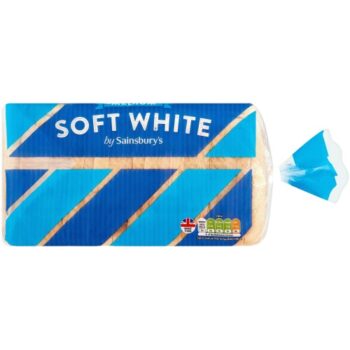 Sainsbury's Soft Medium Sliced White Bread (800g)