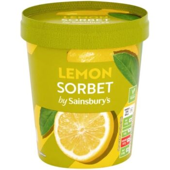 Sainsbury's Sorbet Lemon (500ml)