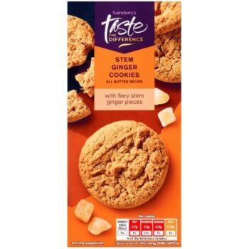 Sainsbury's Stem Ginger Cookies Taste the Difference (200g)