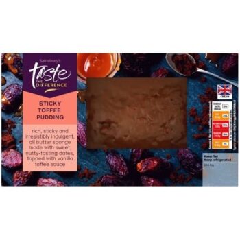 Sainsbury's Sticky Toffee Pudding Taste the Difference (400g)