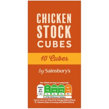 Sainsbury's Stock Cubes Chicken (10 x 10g)