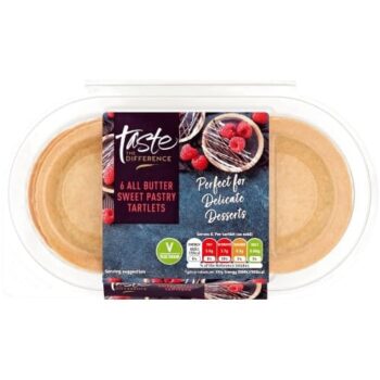 Sainsbury's Sweet Pastry Tartlets Taste the Difference (6 x 138g)