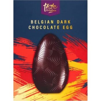 Sainsbury's The Dark One Large Dark Chocolate Easter Egg Taste the Difference (150g)