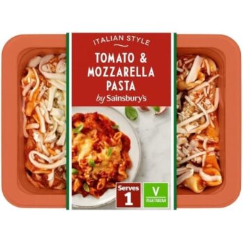 Sainsbury's Tomato & Mozzarella Pasta Bake Ready Meal For 1 (400g)