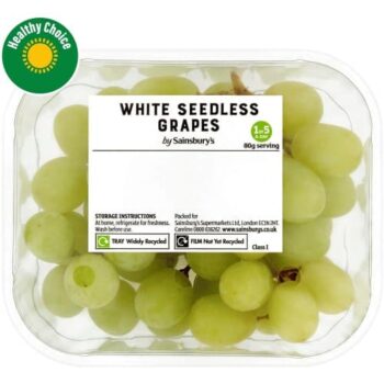 Sainsbury's White Grapes (300g)