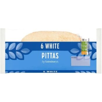 Sainsbury's White Pittas (6)
