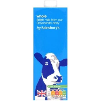 Sainsbury's Whole British Milk (1 Litre)
