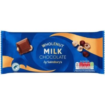 Sainsbury's Wholenut Milk Chocolate (200g)