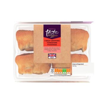 Sainsbury's Yorkshire Pudding with British Beef Dripping Taste the Difference (4 x 192g)