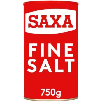 Saxa Fine Salt Tub - Table Salt (750g)