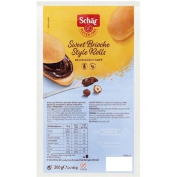 Schar Gluten Free Sweet Brioche Rolls (4 x 50g)