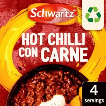 Schwartz Hot Chilli Con Carne Recipe Mix (41g)