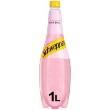 Schweppes Russchian Pink Soda with Citrus (1 Litre)