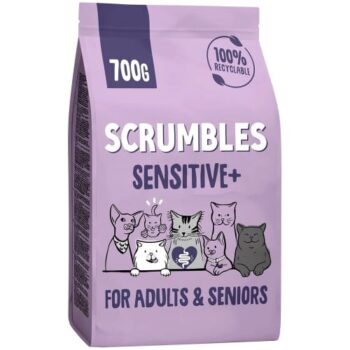 Scrumbles Dry Cat Food Grain Free Sensitive (700g)