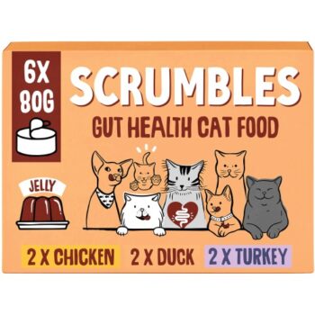 Scrumbles Wet Cat Jelly Meat Variety Pack (6 x 80g)
