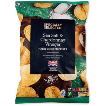 Sea Salt & Chardonnay Vinegar Hand Cooked Crisps