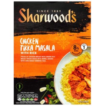 Sharwood's Chicken Tikka Masala with Rice (375g)