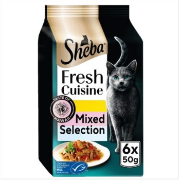 Sheba Fresh Cuisine Pouches Taste Of Hawaii (6 x 50g)