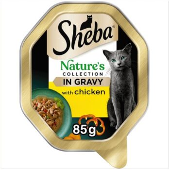 Sheba Natures Collection Chicken & Red Pepper Cat Food Tray in Sauce (85g)