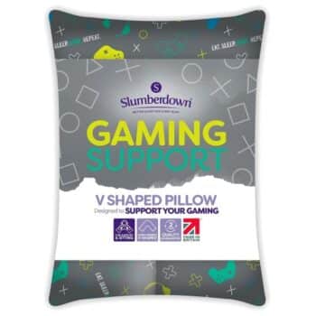 Slumberdown V-Shaped Gaming Support Pillow