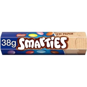 Smarties Milk Chocolate Sweets Tube (38g)