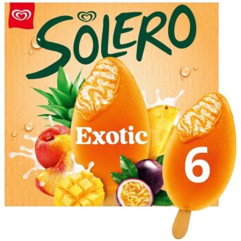 Solero Exotic Ice Cream Sticks 6MP (6 x 90ml)