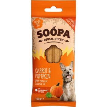 Soopa Dental Sticks Carrot And Pumpkin With Coconut Oil