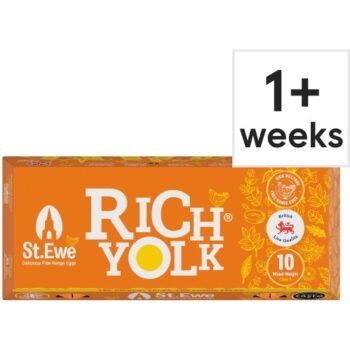 St. Ewe Rich Yolk Free Range Eggs (10)