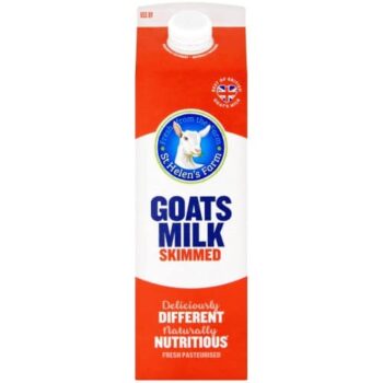 St Helen's Farm Fresh Skimmed Goats Milk (1 Litre)