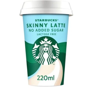 Starbucks Skinny Latte Lactose Free Flavoured Milk Iced Coffee (220ml)