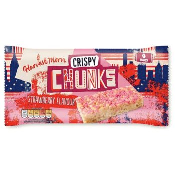 Strawberry Flavour Crispy Chunks Bars (4)